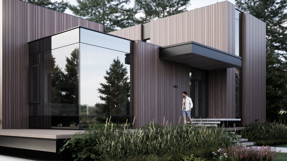 Обложка проекта: Архитектурный проект дома на берегу р. Китой