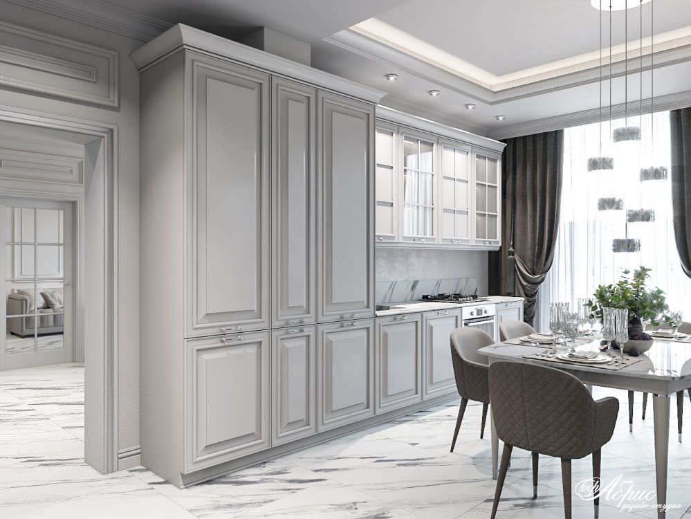 Дизайн интерьера двухкомнатной квартиры (ул.Чернышевского)