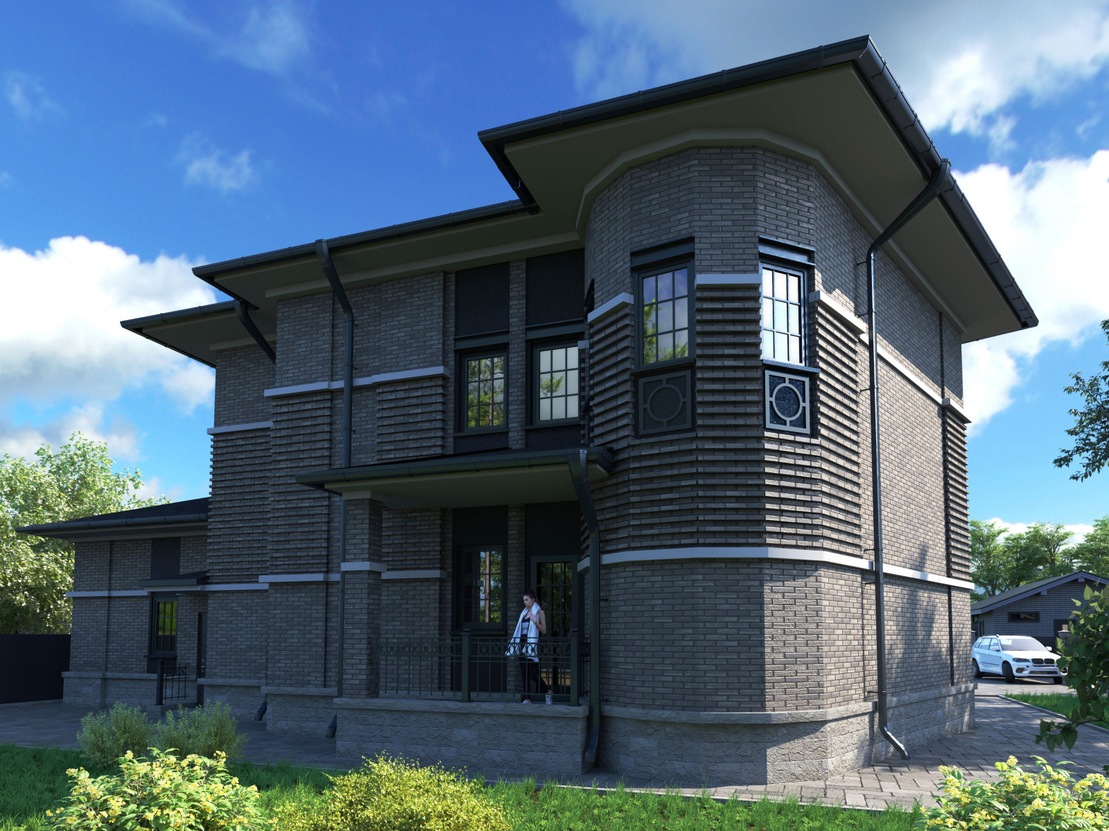 Частный жилой дом. Архитектура/Благоустройство