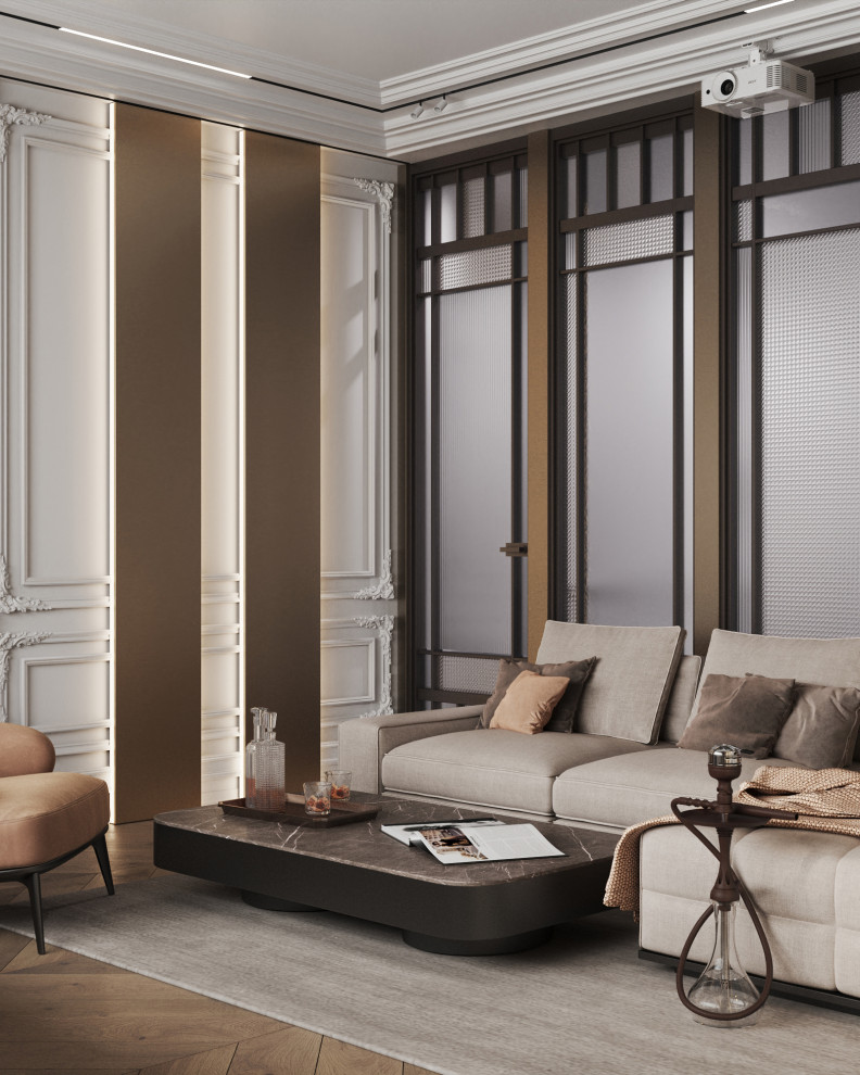 Гостиная с домашним кинотеатром