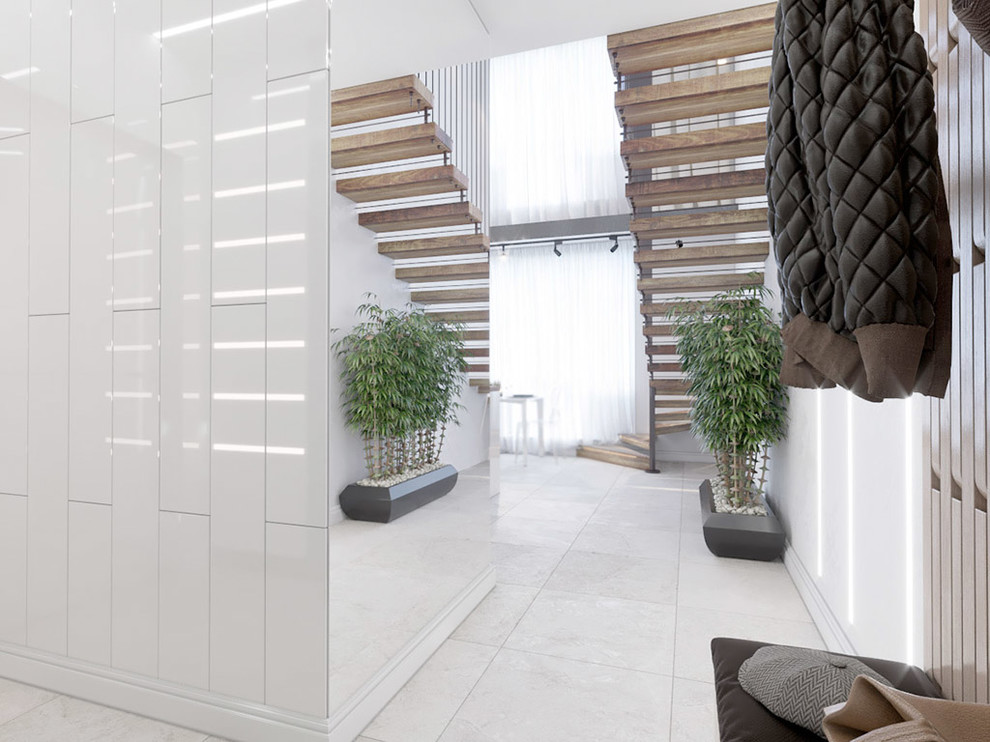 Интерьер двухуровневой квартиры