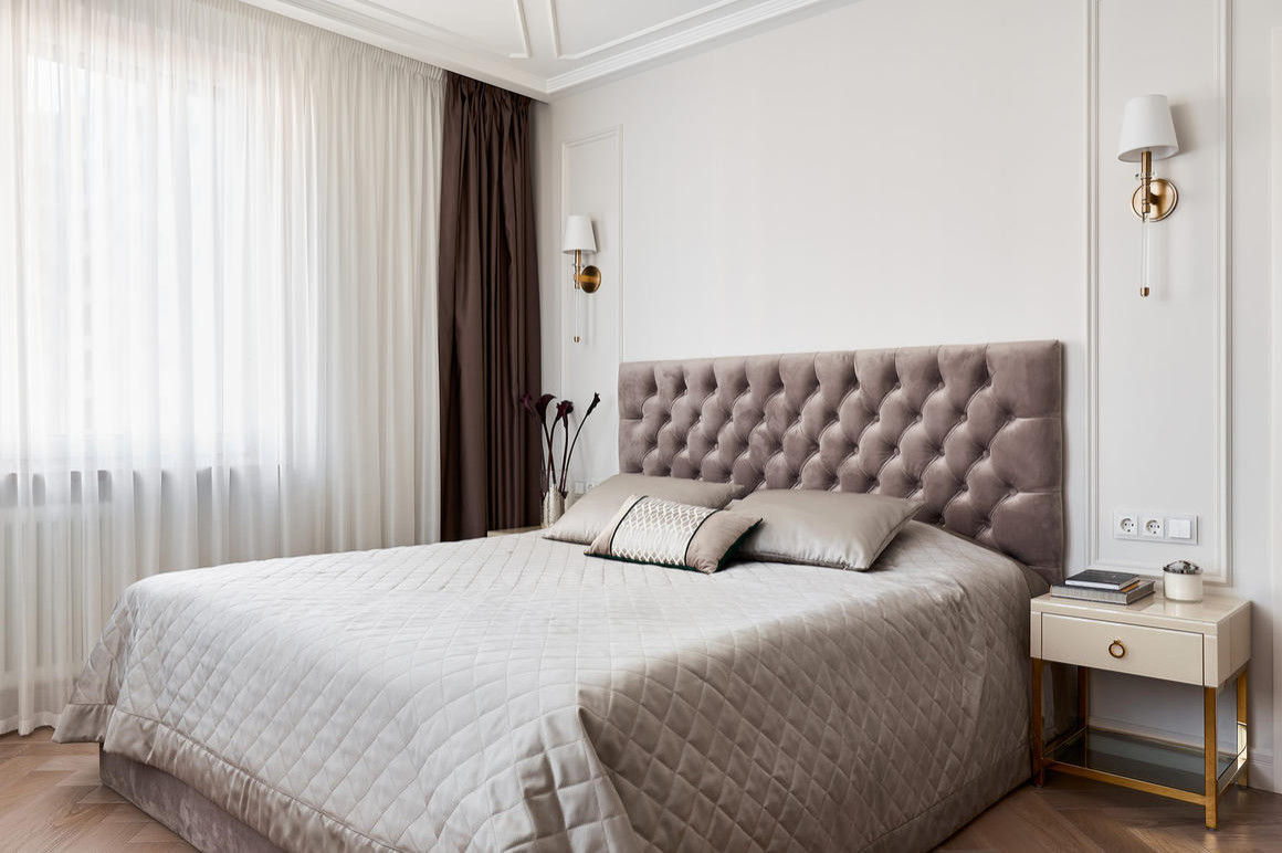 Объединение двух квартир 200 м2 в стиле неоклассика- ЖК Легенда Дальневосточного