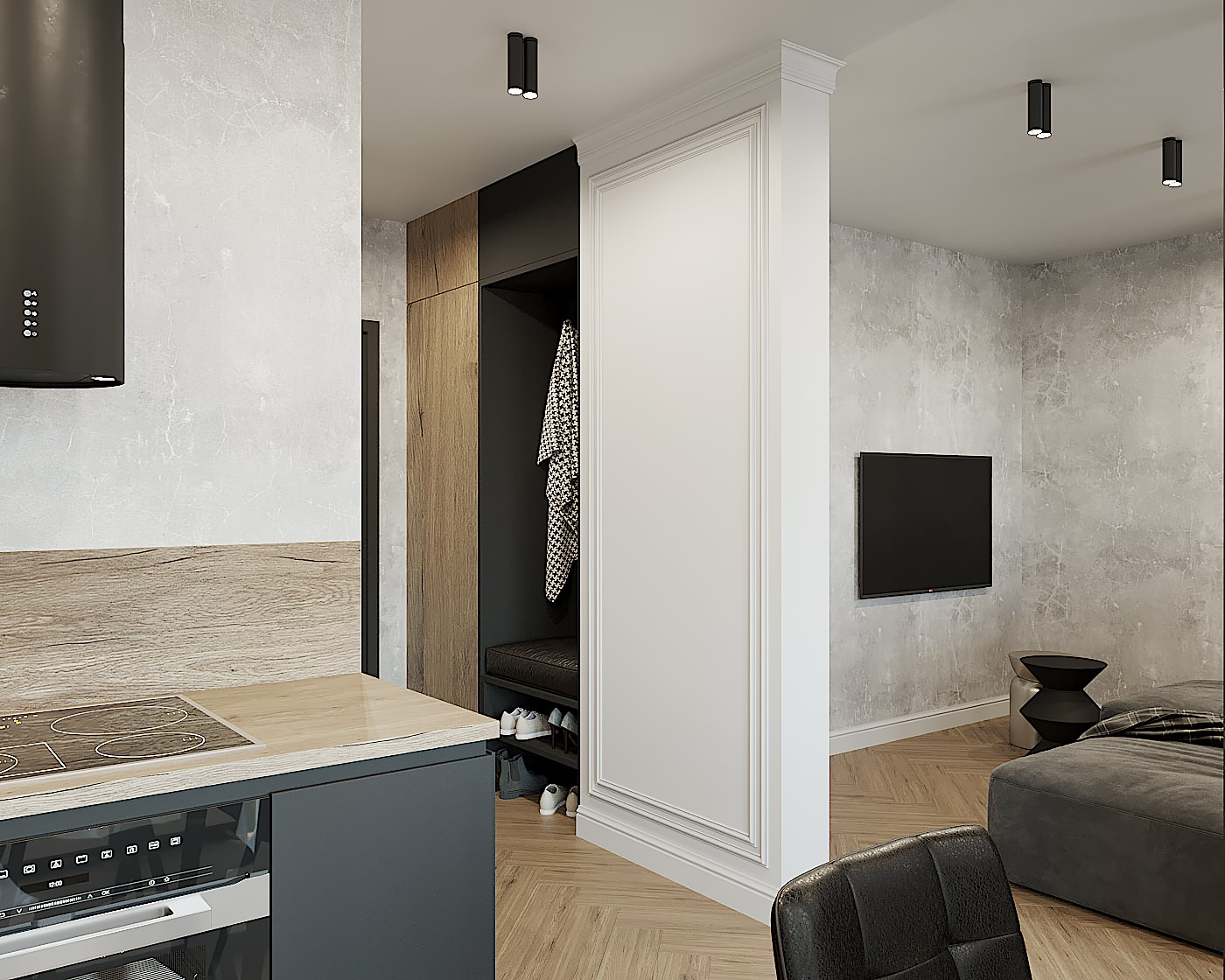 однокомнатная квартира со свободной планировкой г.Пенза