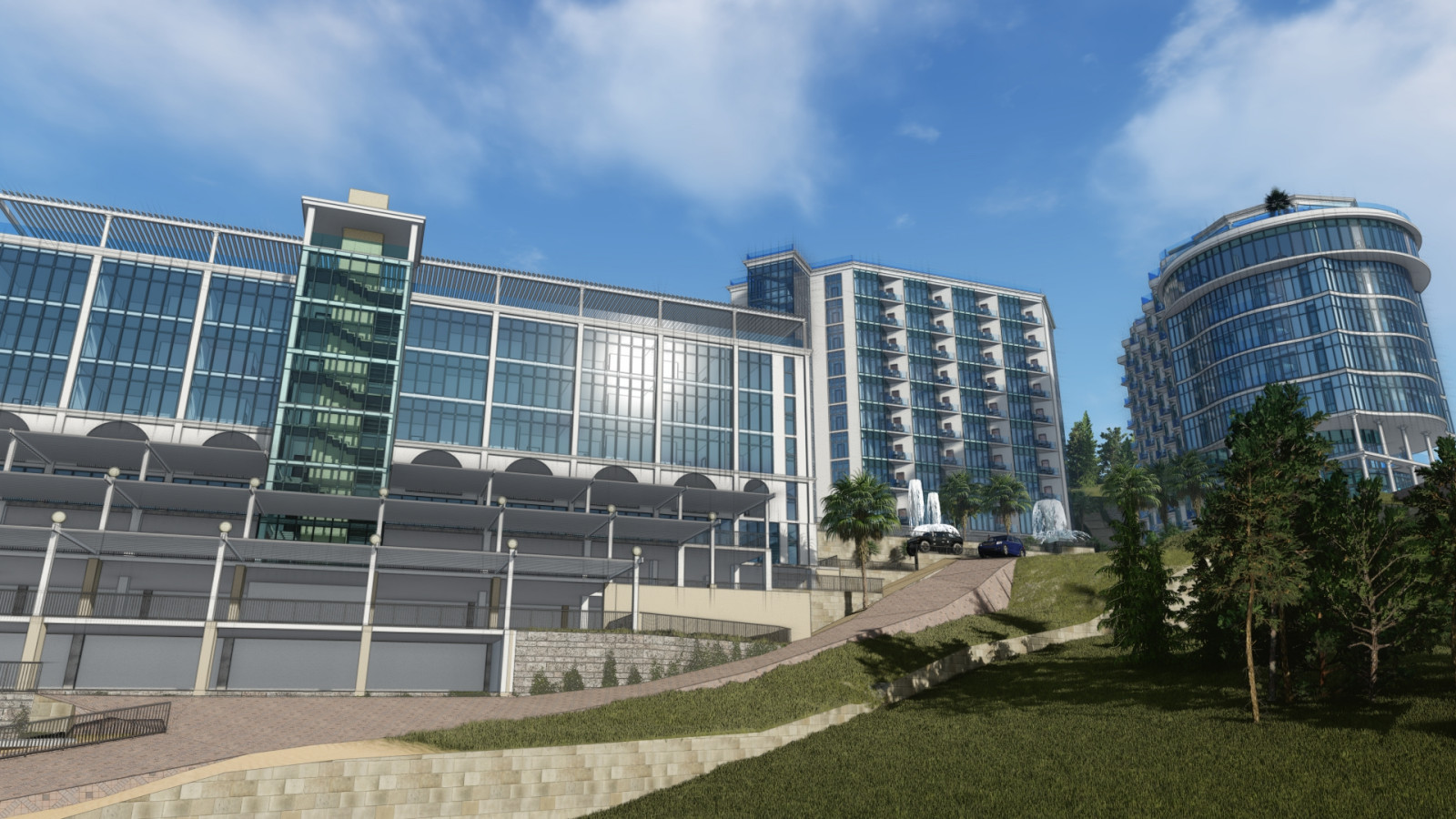 Эскизный проект развития санатория "Кудепста"