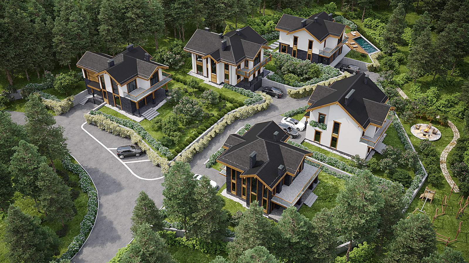 Обложка проекта: Коттеджный поселок г.СОЧИ