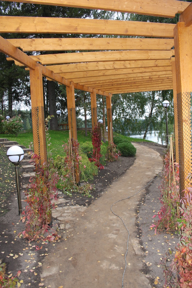 Проект деревянного навеса