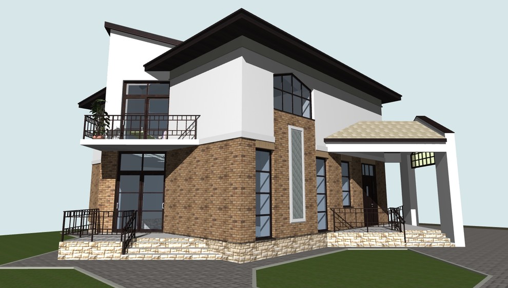 Обложка проекта: ДОМ С ТЕРРАСОЙ