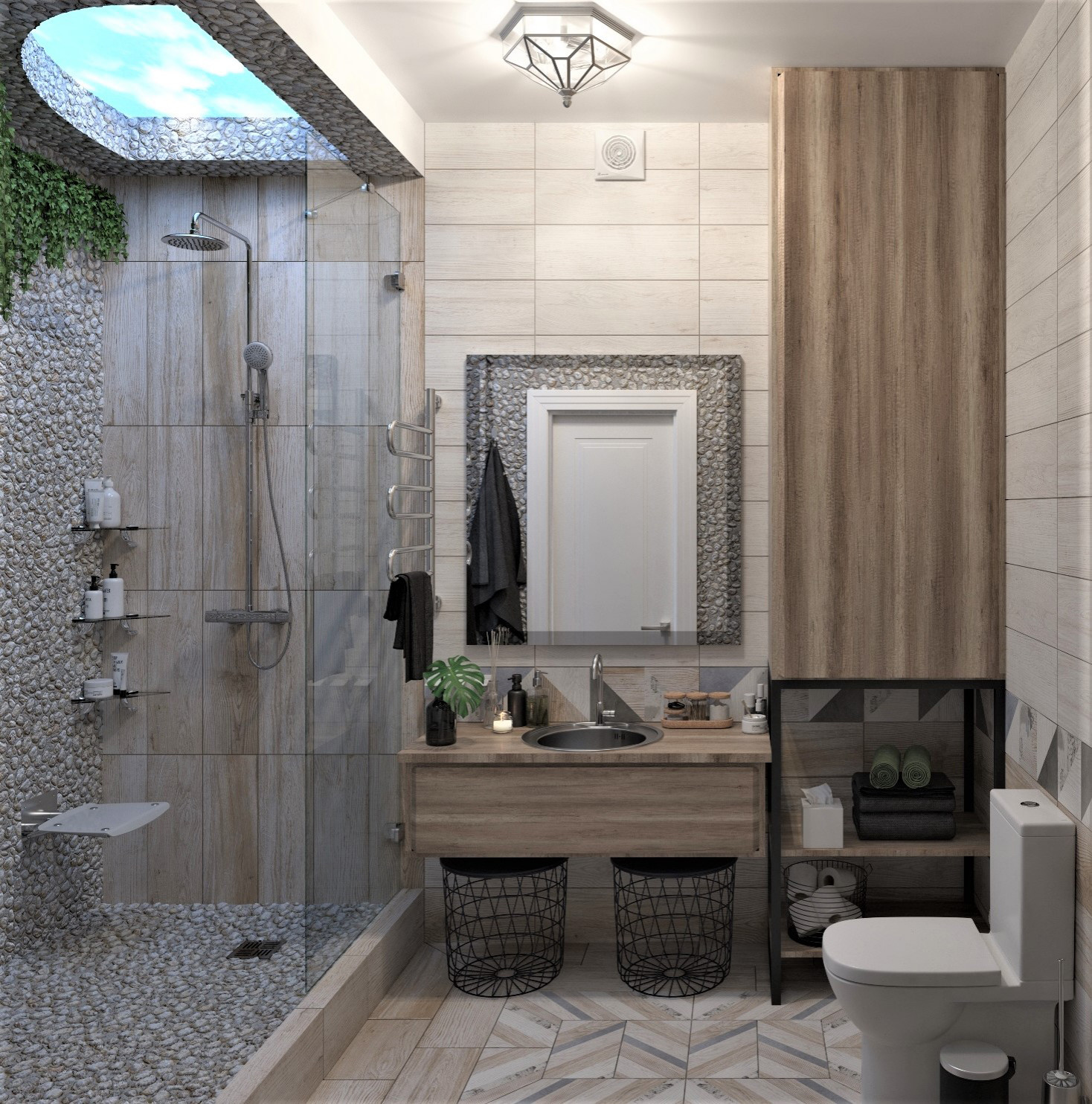 Обложка проекта: Дизайн интерьера частного дома первого этажа.