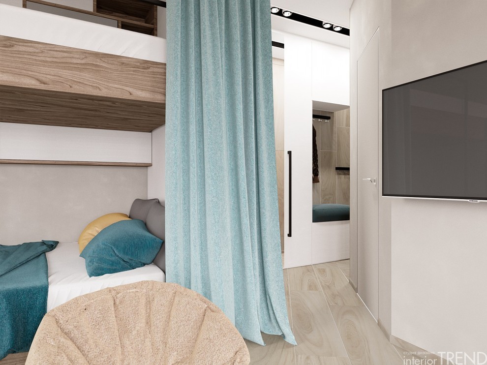 Интерьер квартиры студии в Сочи