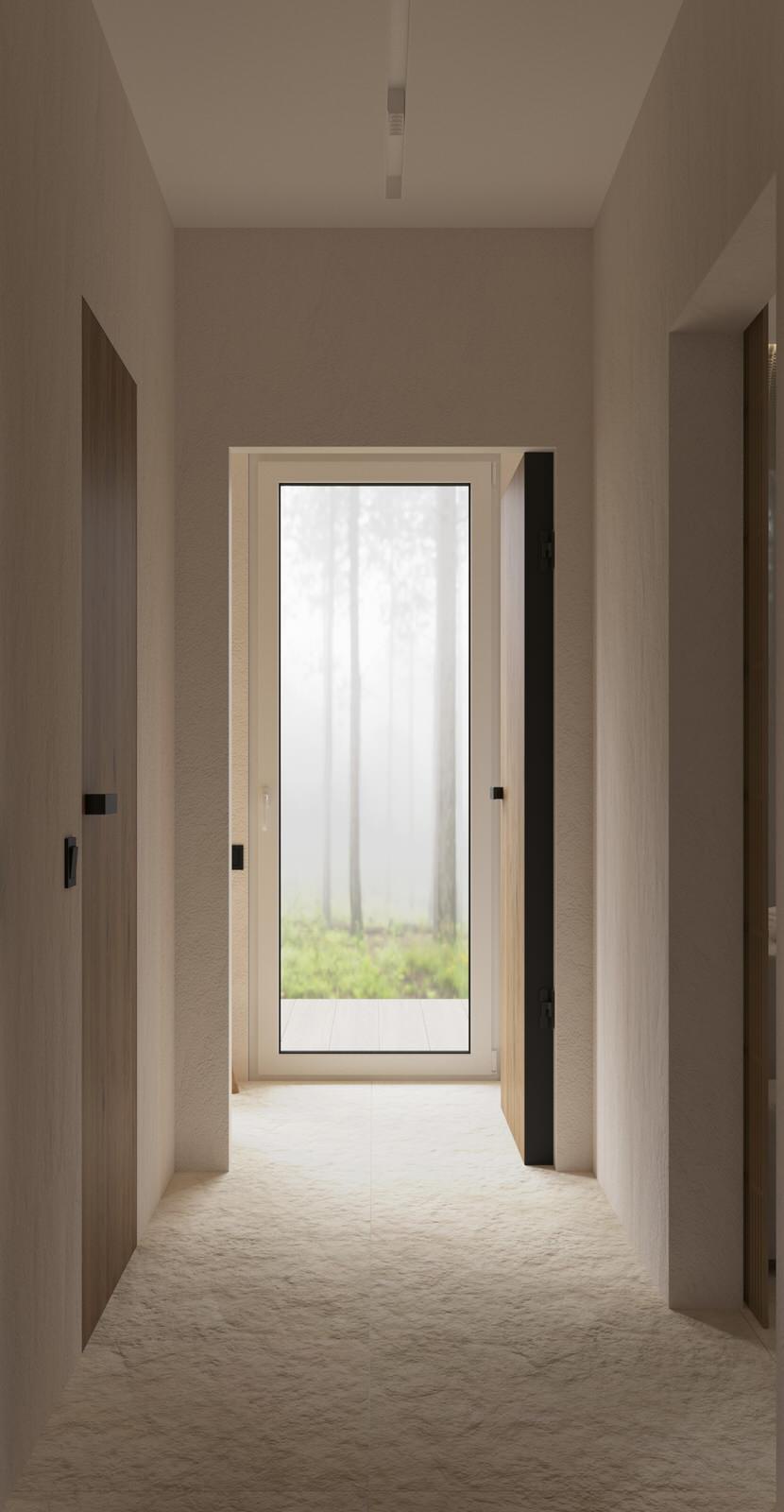 Проект загородного дома в Ленинградской области, стиль джапанди