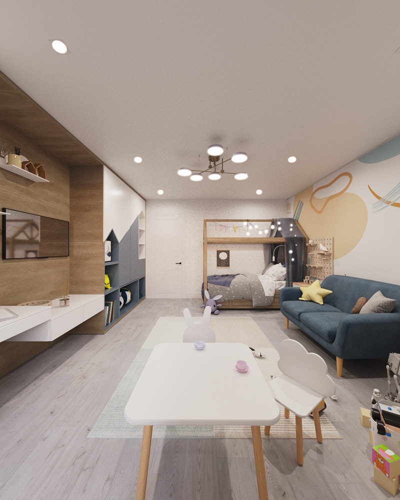 Обложка проекта: Детская комната мальчика