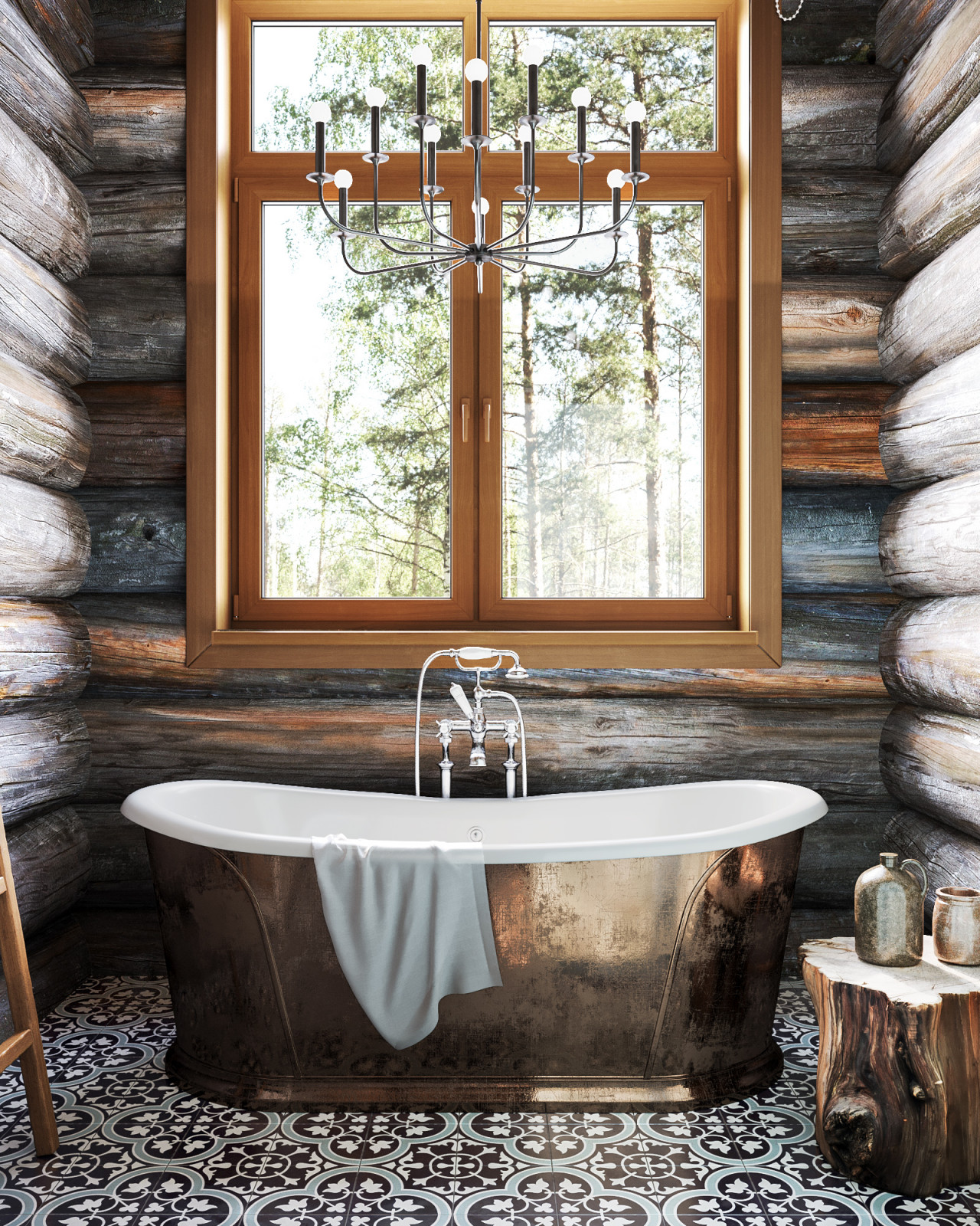 Дом из кело. Мастерванная