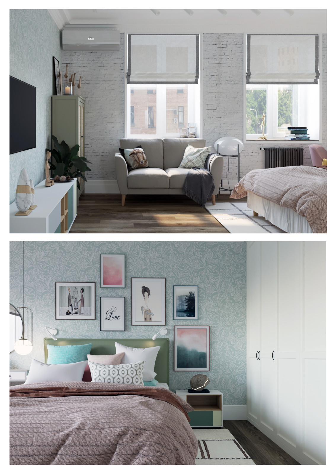 Квартира для мамы с дочкой