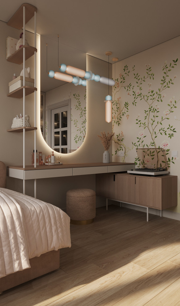 Интерьер квартиры с синими акцентами