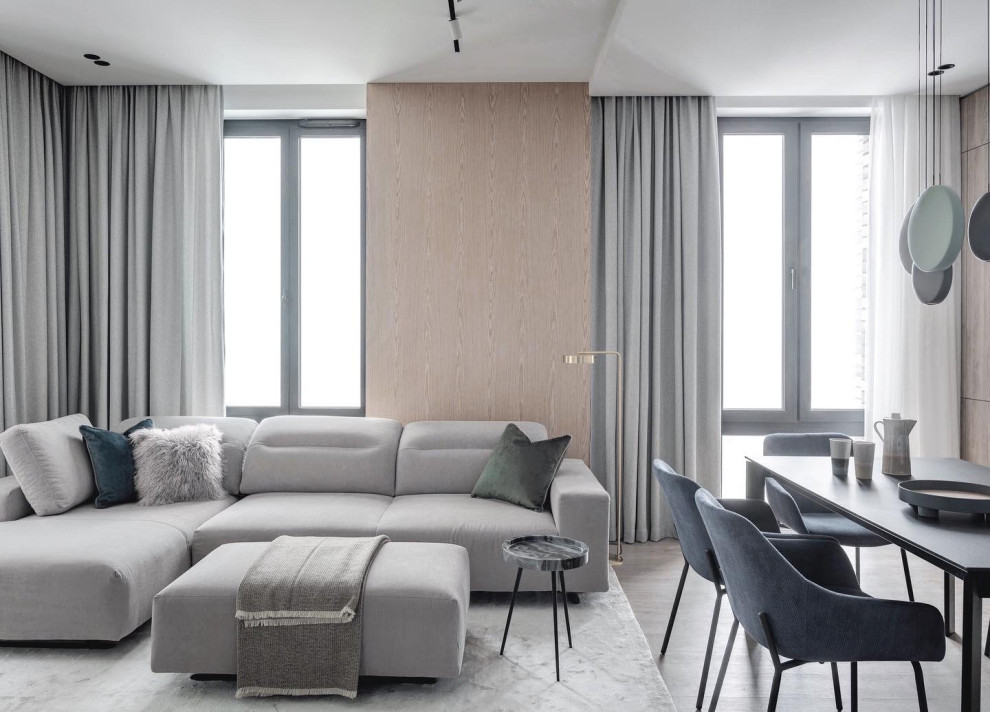 Houzz тур: Квартира с прозрачным кабинетом