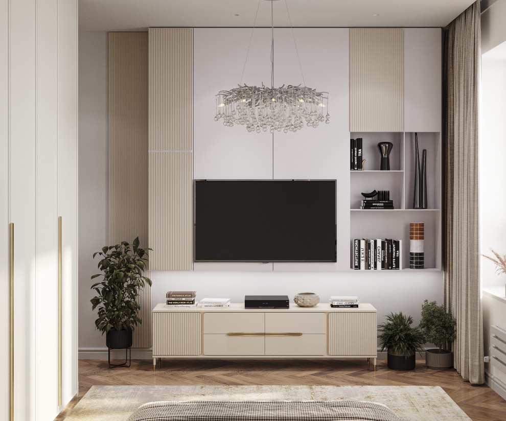 Проект 3-х комнатной квартиры THE WHITE SAVANNAH