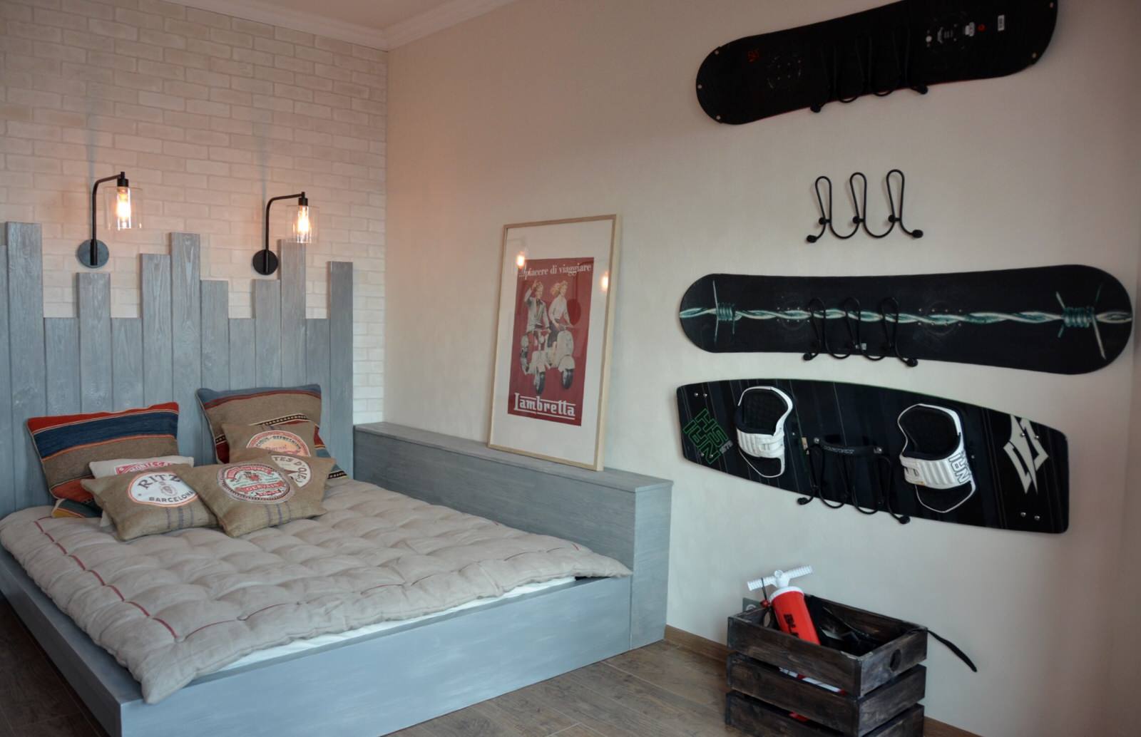 переделка комнаты для экстремала для ТВ программы "Дом мечты на СТС