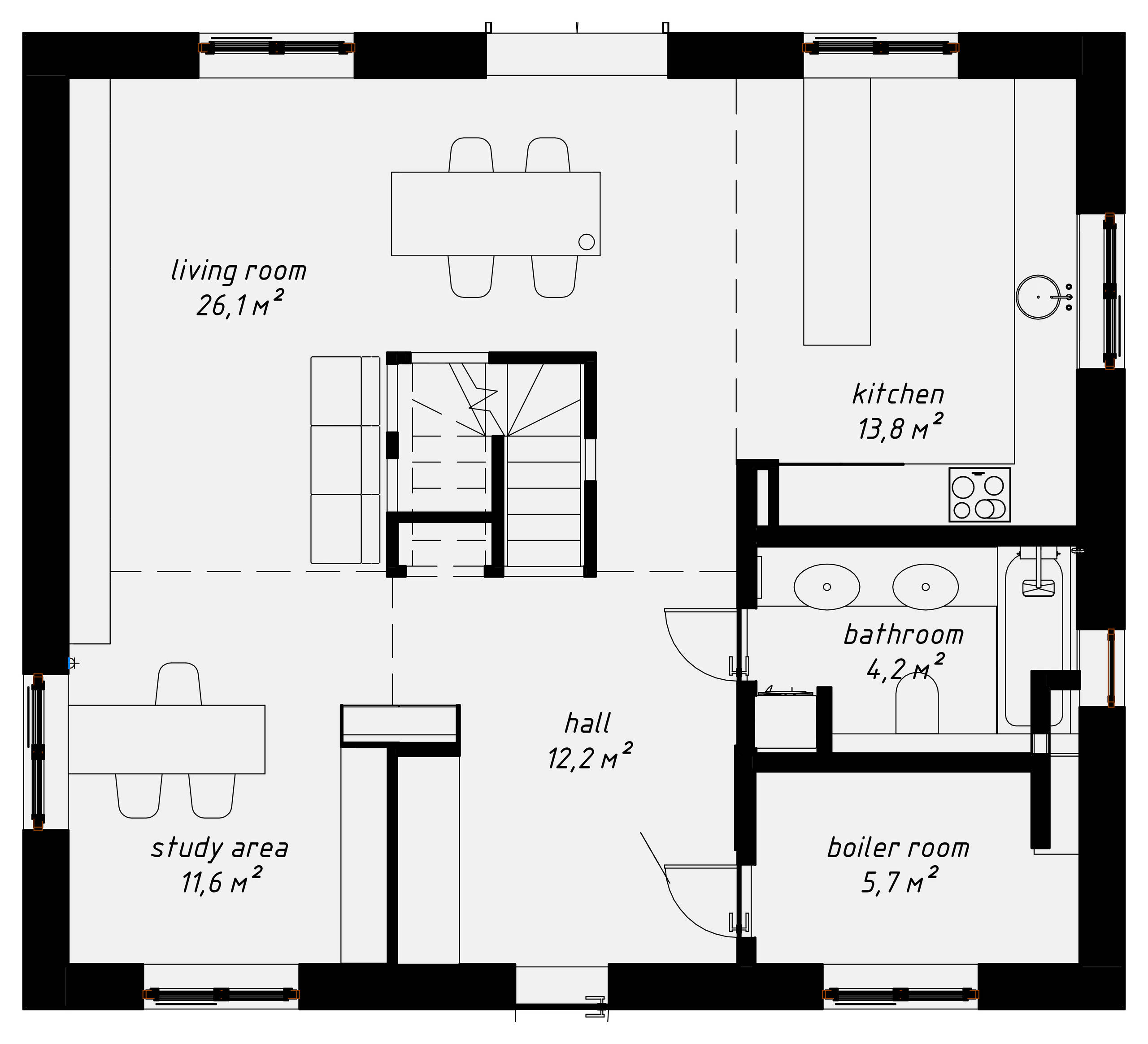 Houzz тур: Белый дом с гамаками в Домодедове