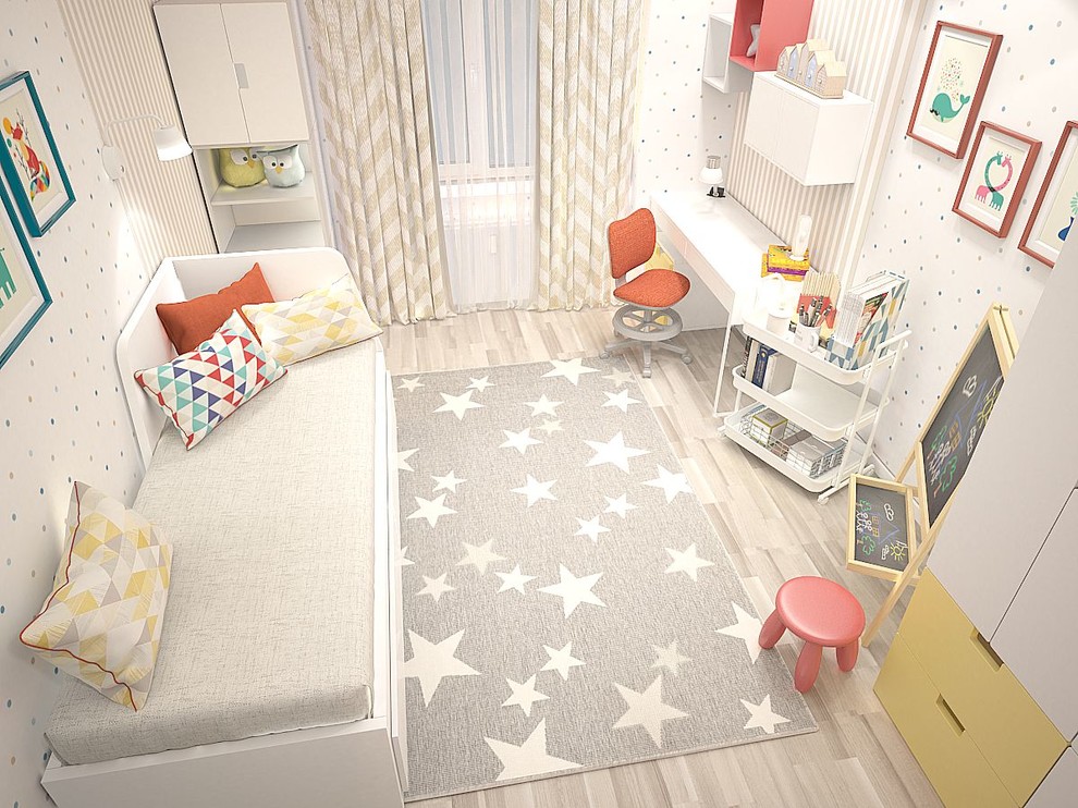 Дизайн евротрехкомнатной квартиры. Пложадь до 100 кв.м.