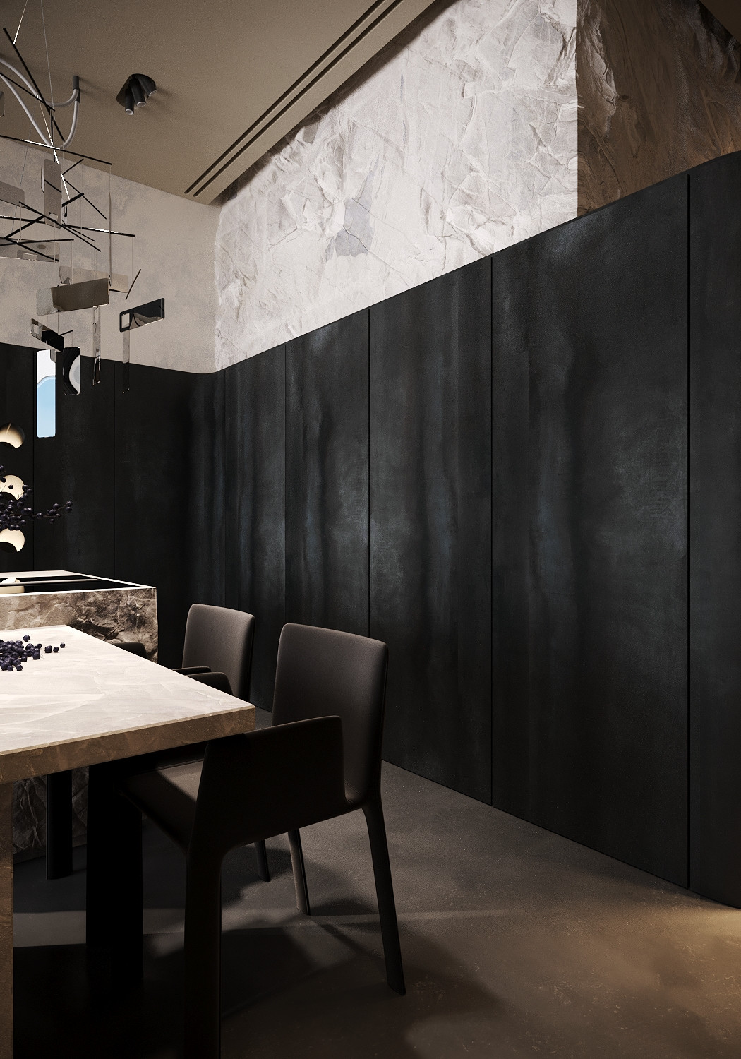 Квартира-студия в небоскребе.