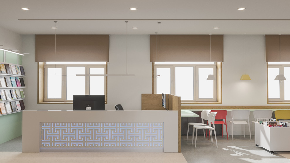 Дизайн-проект Модельной библиотеки в с.Кижинга (Республика Бурятия)