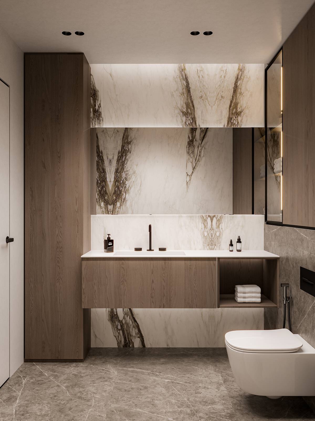 Дизайн-проект загородного дома в Рощино 68м²