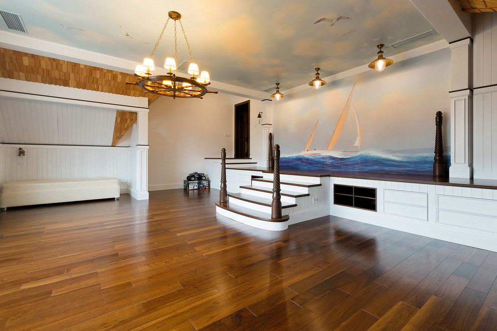 Мебель предметы интерьера в загородном доме.