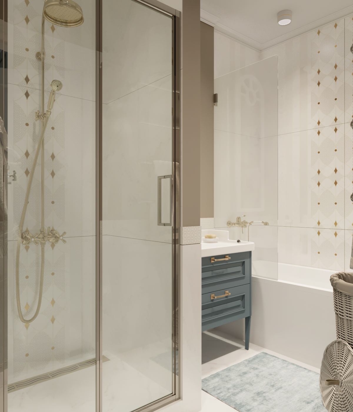 Санузел. В стиле Неоклассика