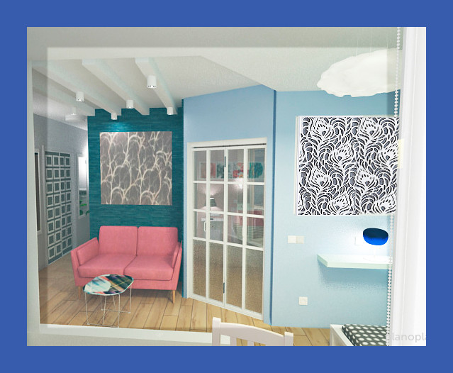 Однокомнатная квартира в перепланировке в двухкомнатную