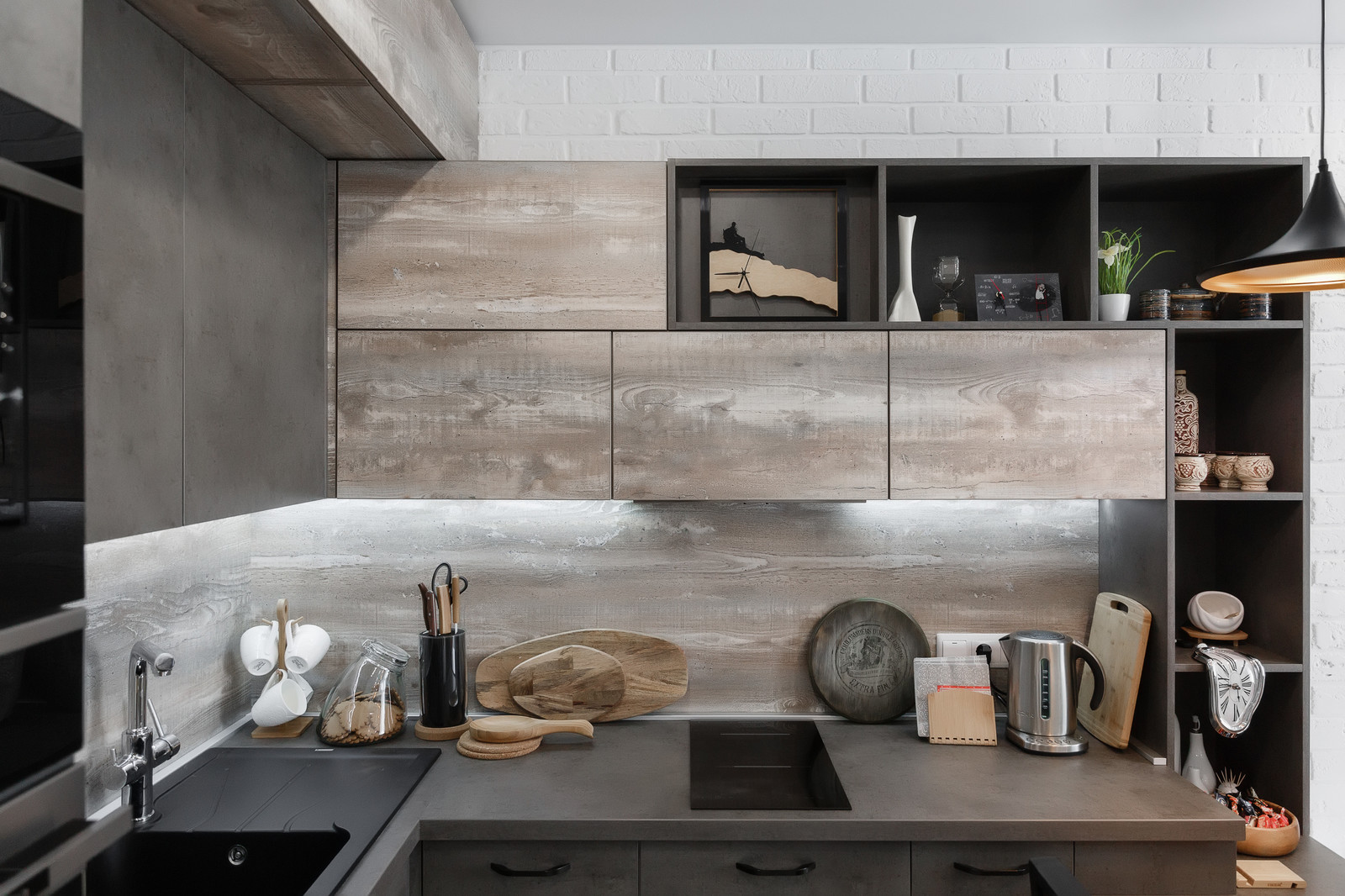 Кухня Лофт ЖК Гринвуд