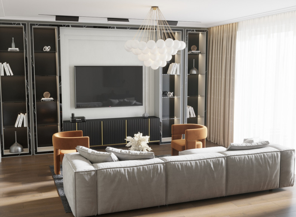 Квартира в светлых тонах.