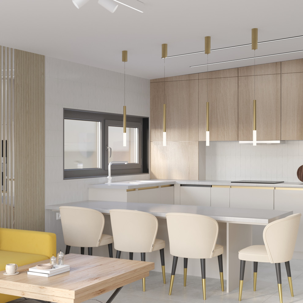 Дизайн проект для семьи из четырех человек