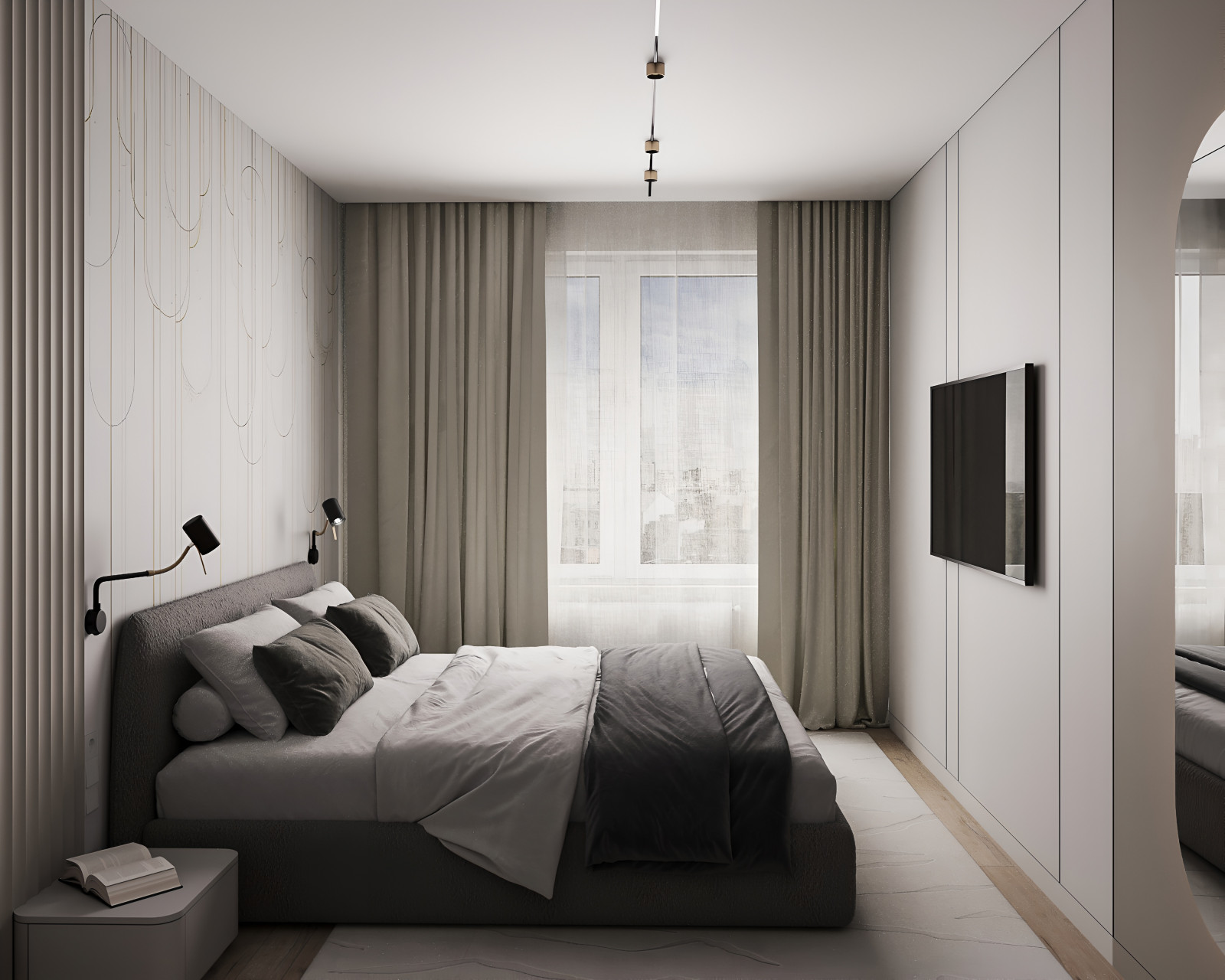 Дизайн-проект 3х-комнатной квартиры в "ЖК БелАрт", 78 кв.м