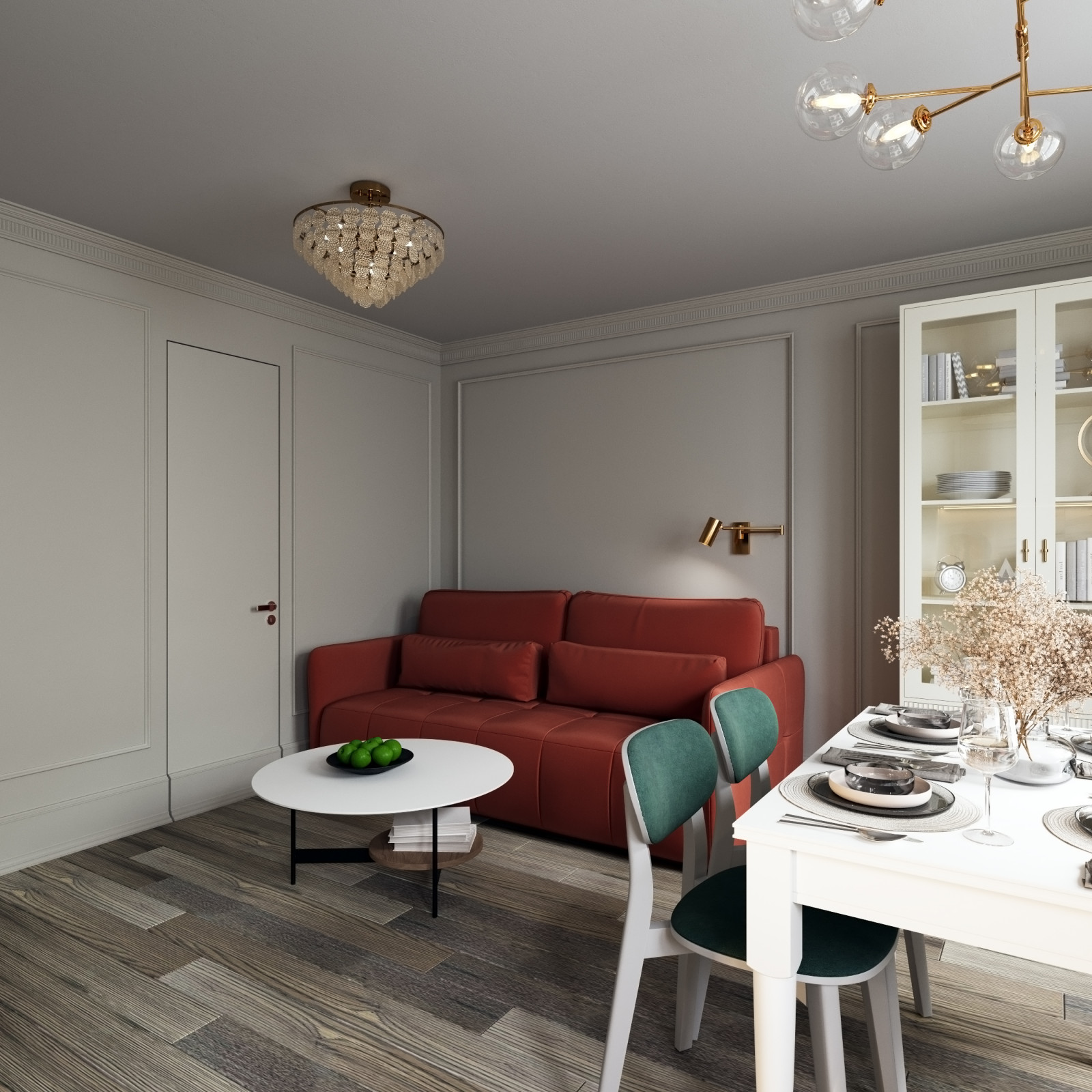 Трехкомнатная квартира в панельном доме