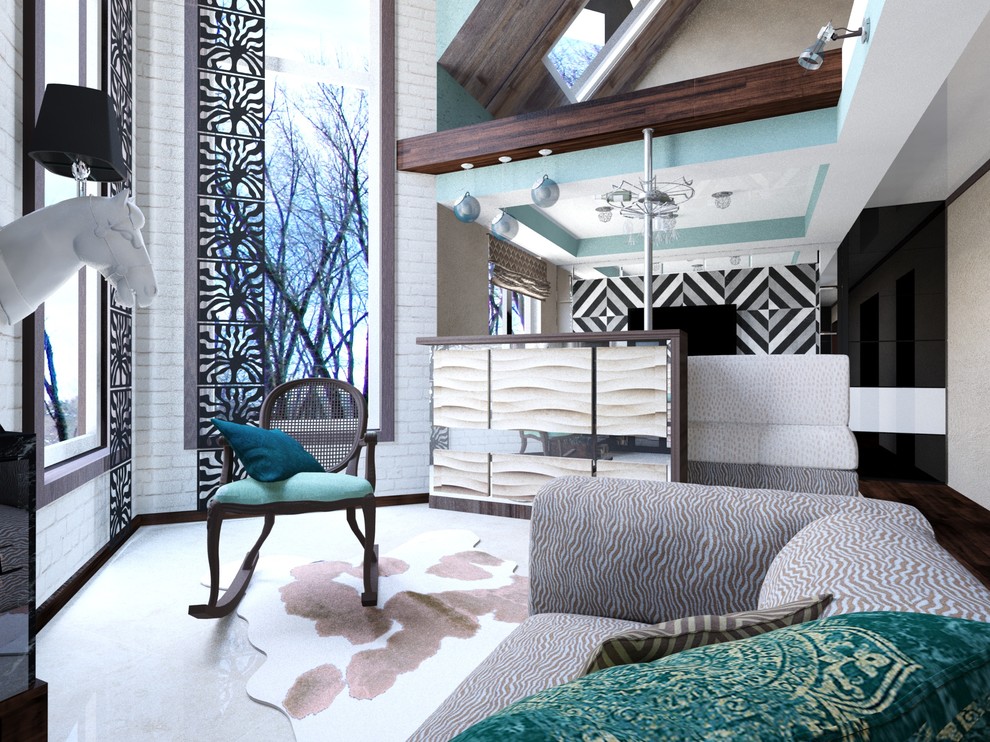 Обложка проекта: Гостиная в частном доме. Хабаровск, 2016