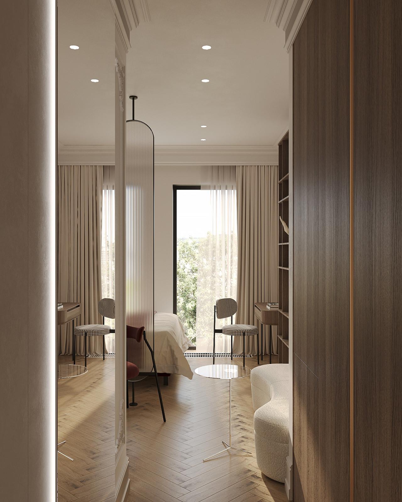 Студия для молодой девушки