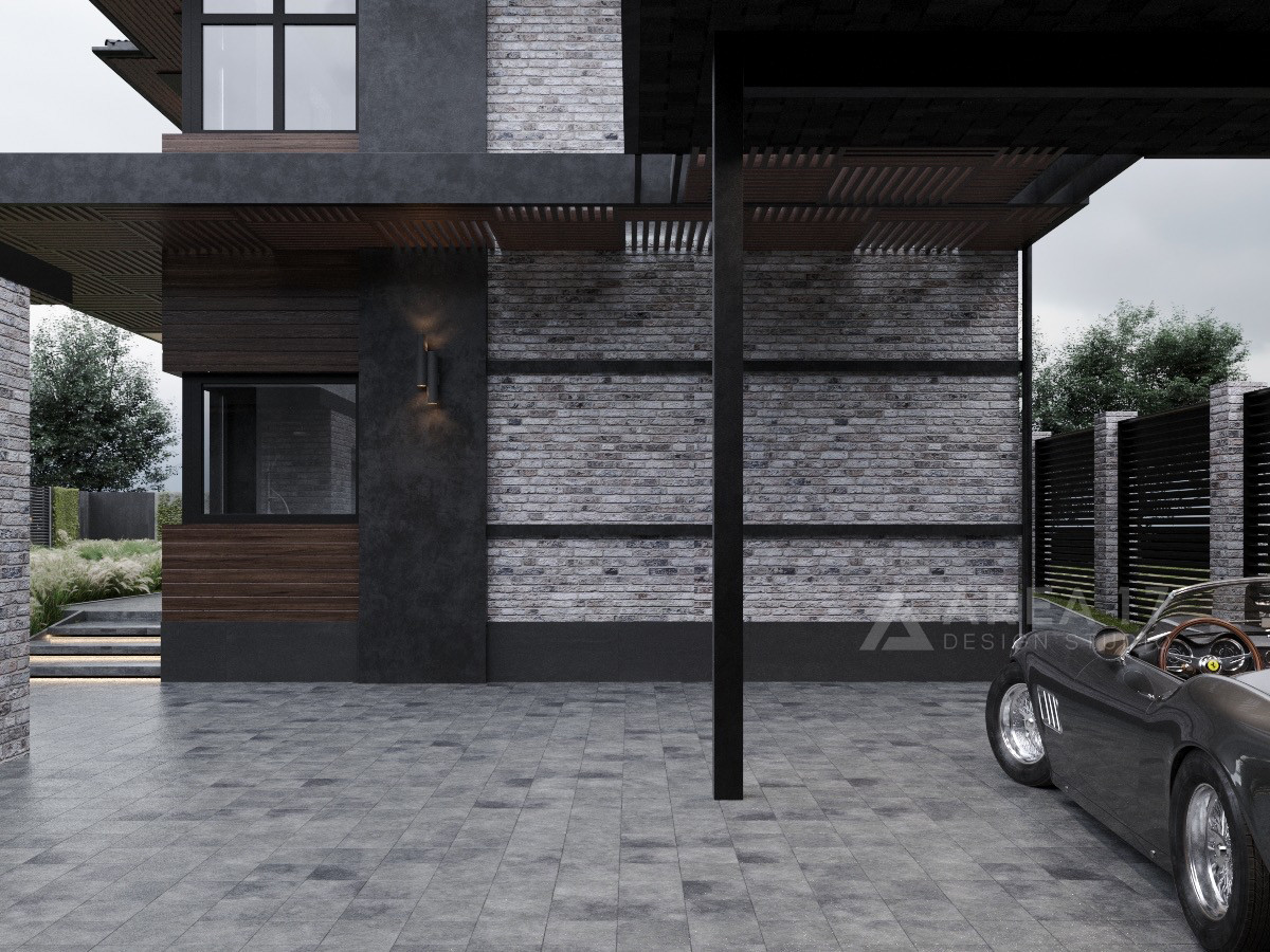 Эскизный проект дома, Весенняя