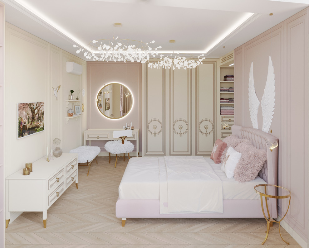 Интерьер 2-ух уровневой квартиры_ "АРОМАТ САДОВ"