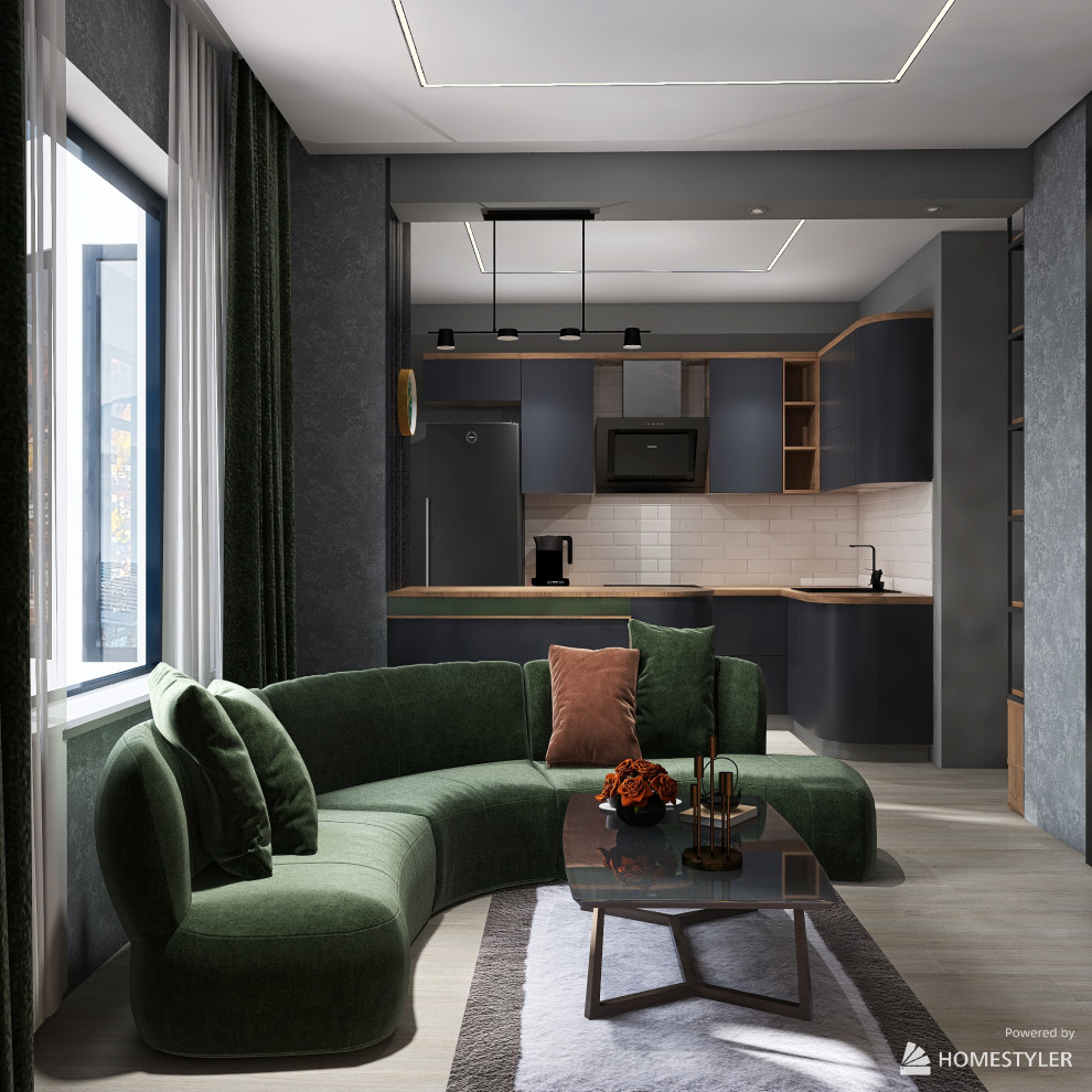 Обложка проекта: Двухкомнатная квартира , 63 м2