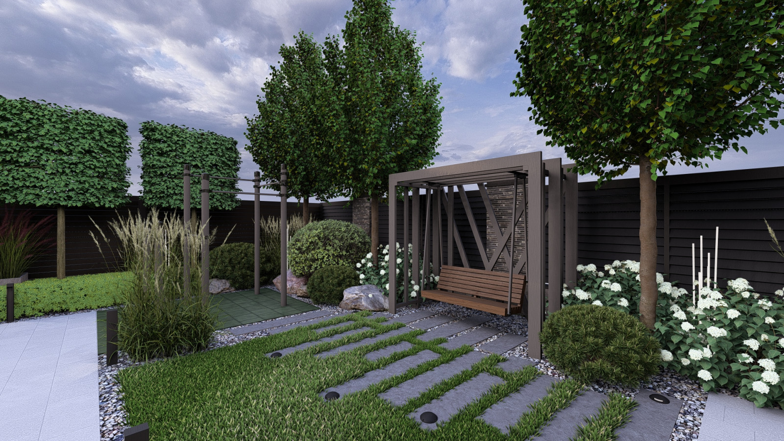 Современный сад в г.Ейск