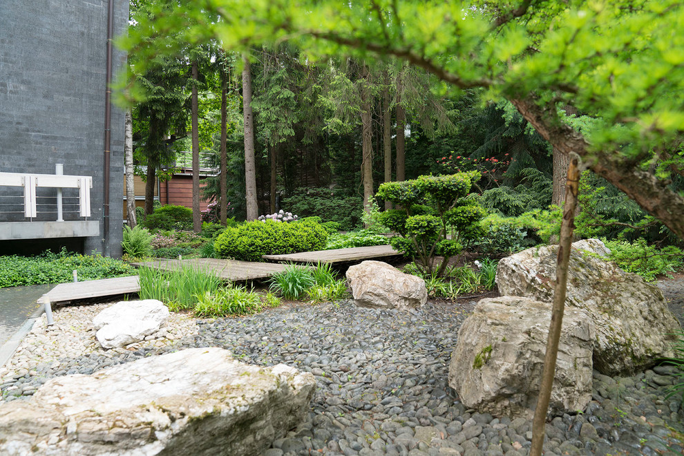 Сад с японским характером в КП "Ландшафт", Усово 2010 г