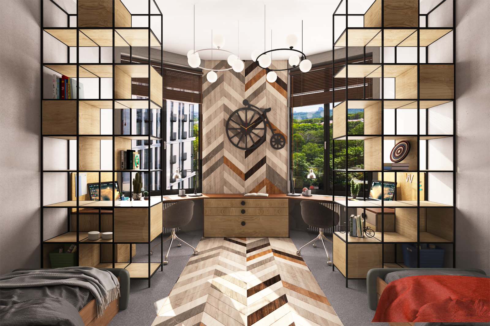 Обложка проекта: Детская для двух мальчиков