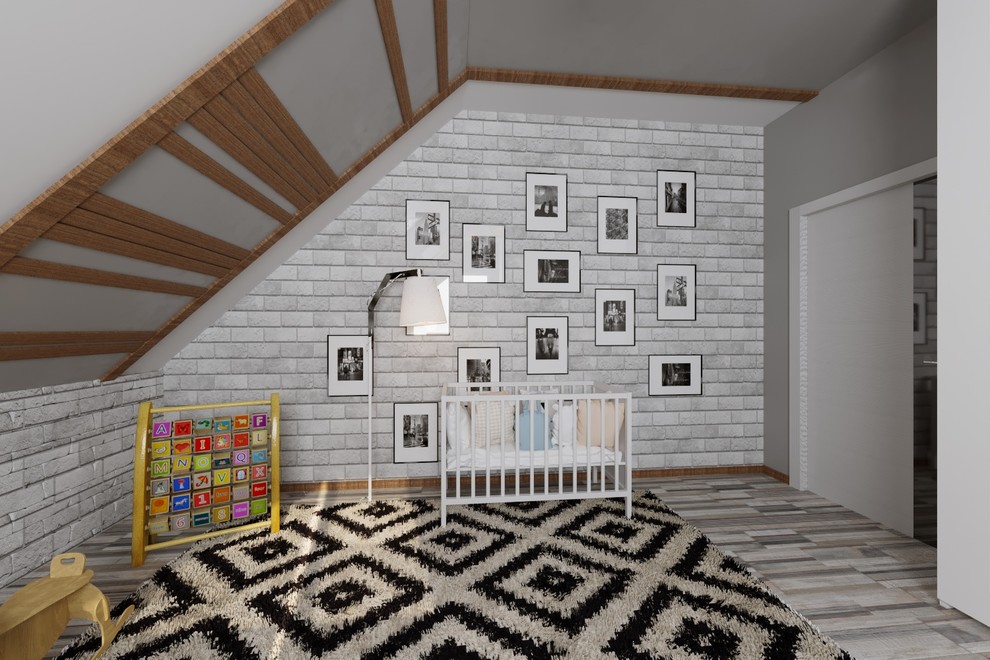 Загородный дом в современном лофте