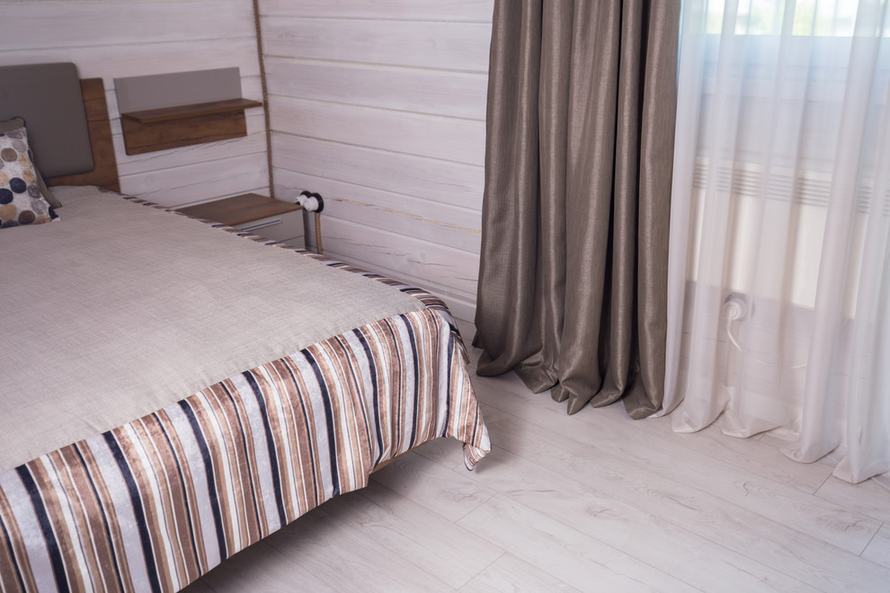 Деревянный дом: особенности текстильного оформления