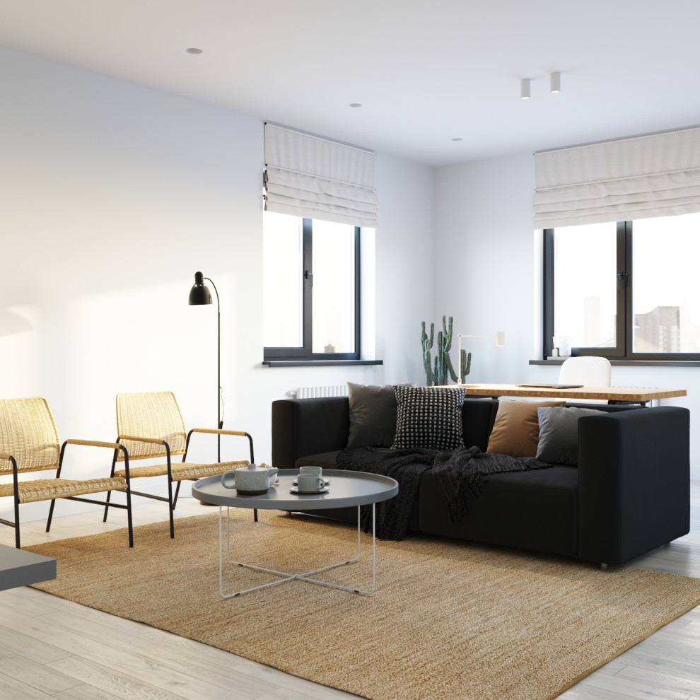 Лаконичная квартира в светлых тонах