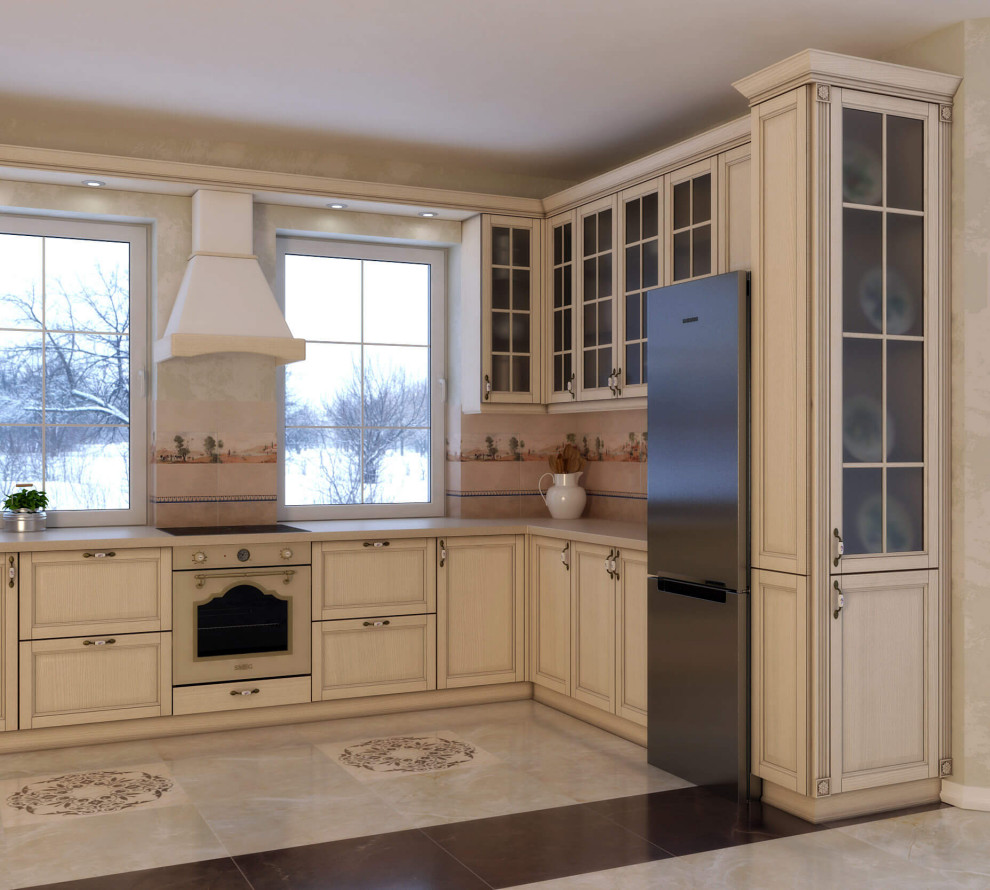 Кухня в загородном доме