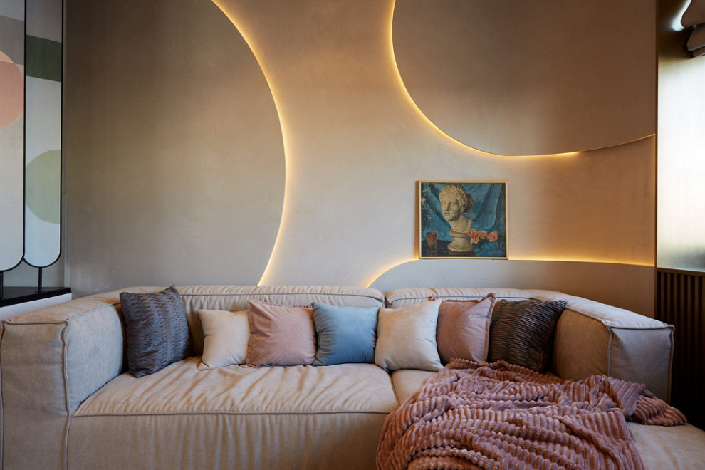 Кухня-гостиная 55м2 "Дачный ответ"