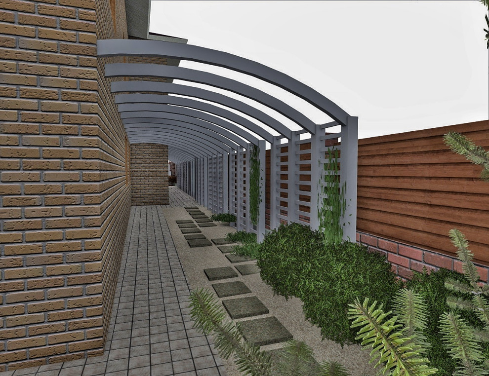 Ландшафтный дизайн в п. Ново-Разводная (Иркутск)