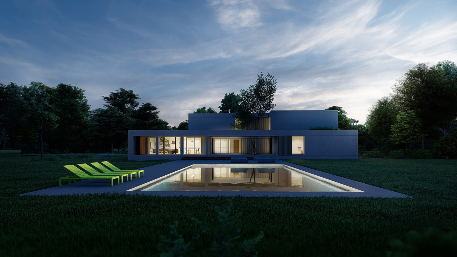 Минималистичный коттедж