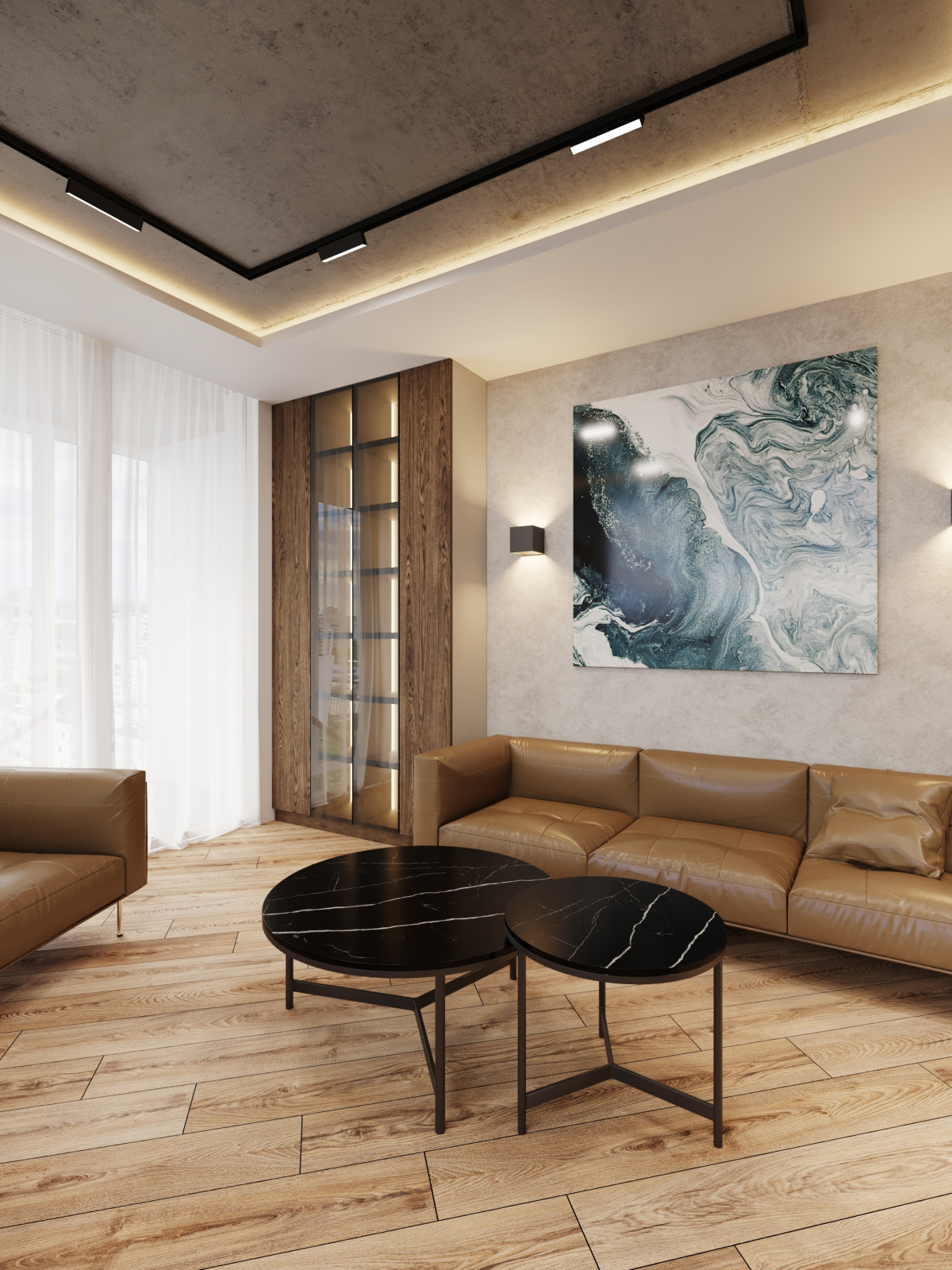 Двухуровневая квартира с террасой